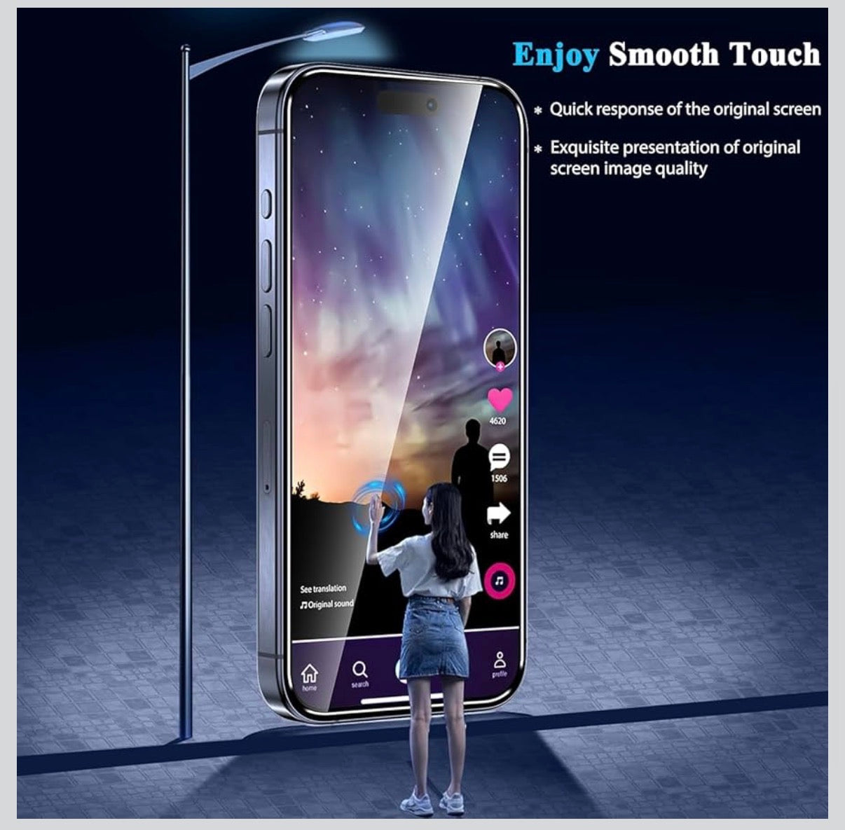 CLAUZIO Screen Protector for iphone 16/16pro - Military-Grade Tempered Glass | Edge-to-Edge Coverage | Case Friendly |Anti-Scratch | Bubble-Free | Gorilla Glass | HD Clarity | Easy Installation