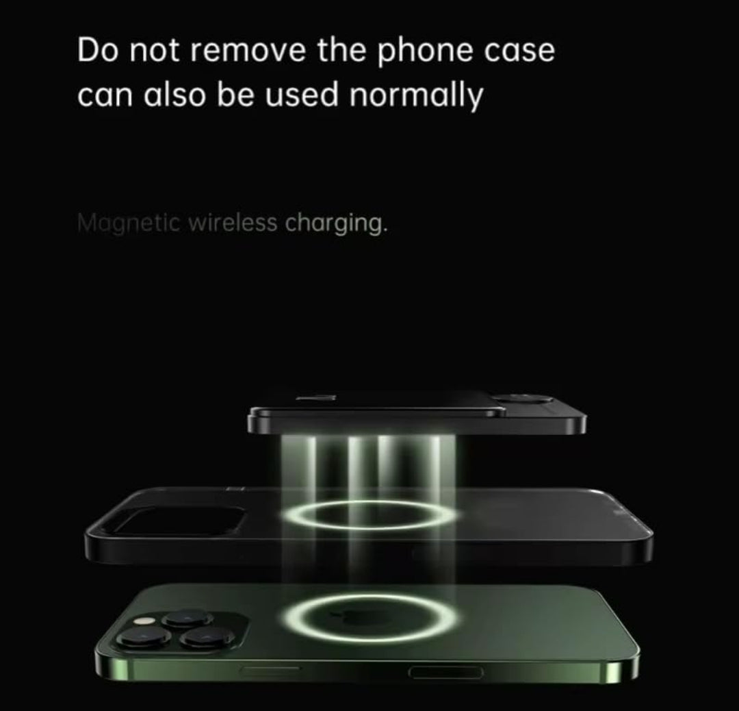 Magnetic Wireless Charging Device, 20W Fast Charge, 5000 MAH Slim Portable Design for MagSafe Phones Supports in iPhone & Android
