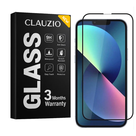 CLAUZIO Screen Protector for iphone 13/13pro - Military-Grade Tempered Glass | Edge-to-Edge Coverage | Case Friendly |Anti-Scratch | Bubble-Free | Gorilla Glass | HD Clarity | Easy Installation