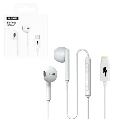 MFi Certified Earphones with Lightning Connector – Wired Headphones with Microphone & Volume Control Compatible with iPhone 14, 13, 12, 11, SE, and iPhone X Series (Lightning Cable)