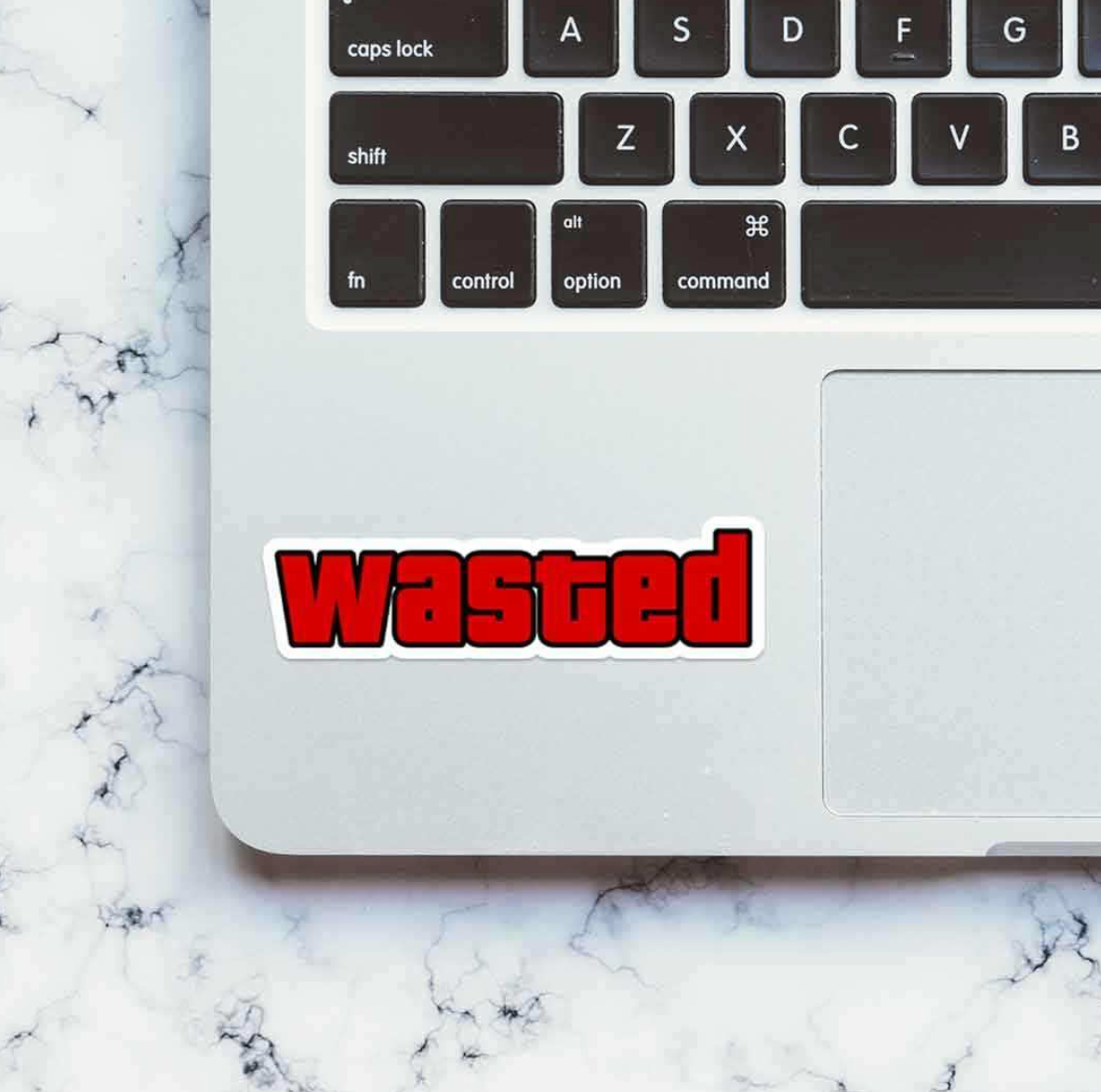 CLAUZIO Wasted – Premium Sticker for the Fearless