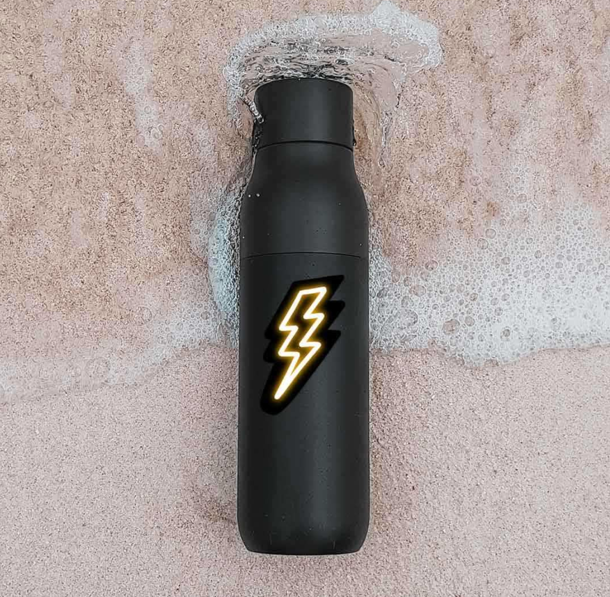 CLAUZIO Neon Lightning sticker