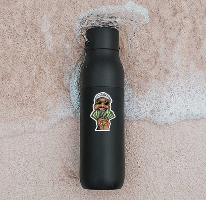 CLAUZIO Money in Mouth Sticker