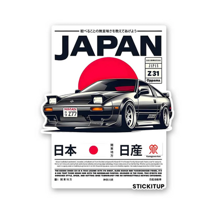 CLAUZIO JAPAN OPPAMA STICKER