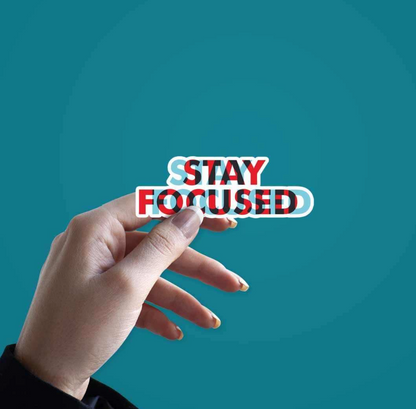 CLAUZIO Stay Focused sticker