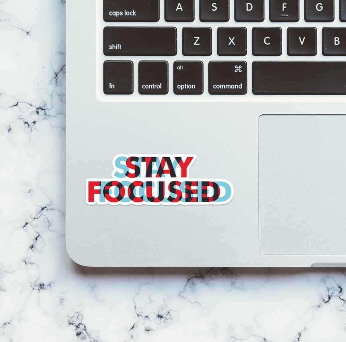 CLAUZIO Stay Focused sticker
