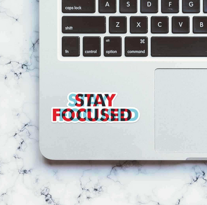CLAUZIO Stay Focused sticker