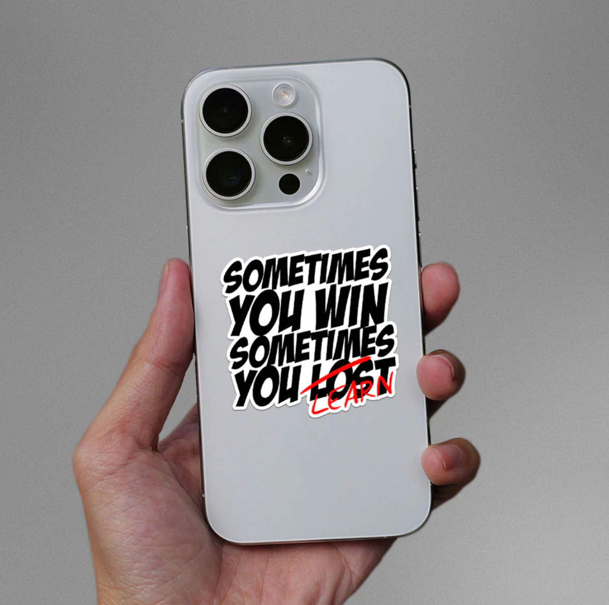 CLAUZIO Sometimes you win sticker