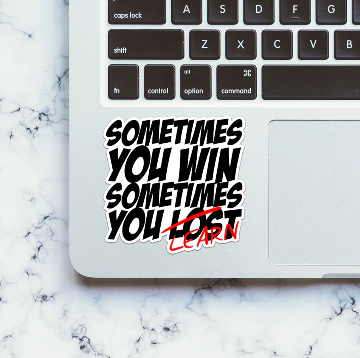 CLAUZIO Sometimes you win sticker