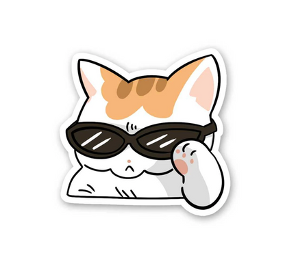 CLAUZIO Rizz Cat Sticker