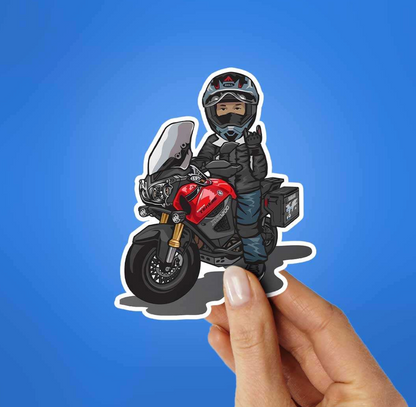 CLAUZIO Biker Boy Sticker