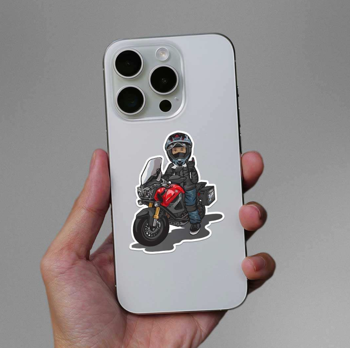 CLAUZIO Biker Boy Sticker