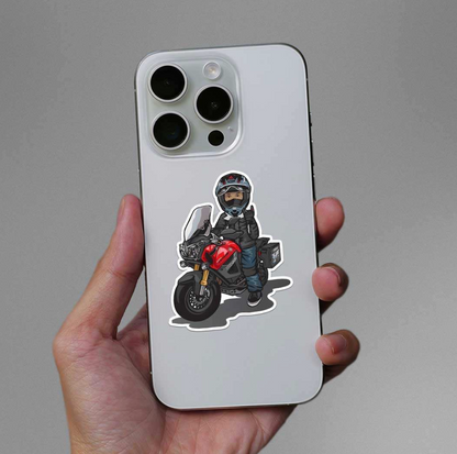 CLAUZIO Biker Boy Sticker
