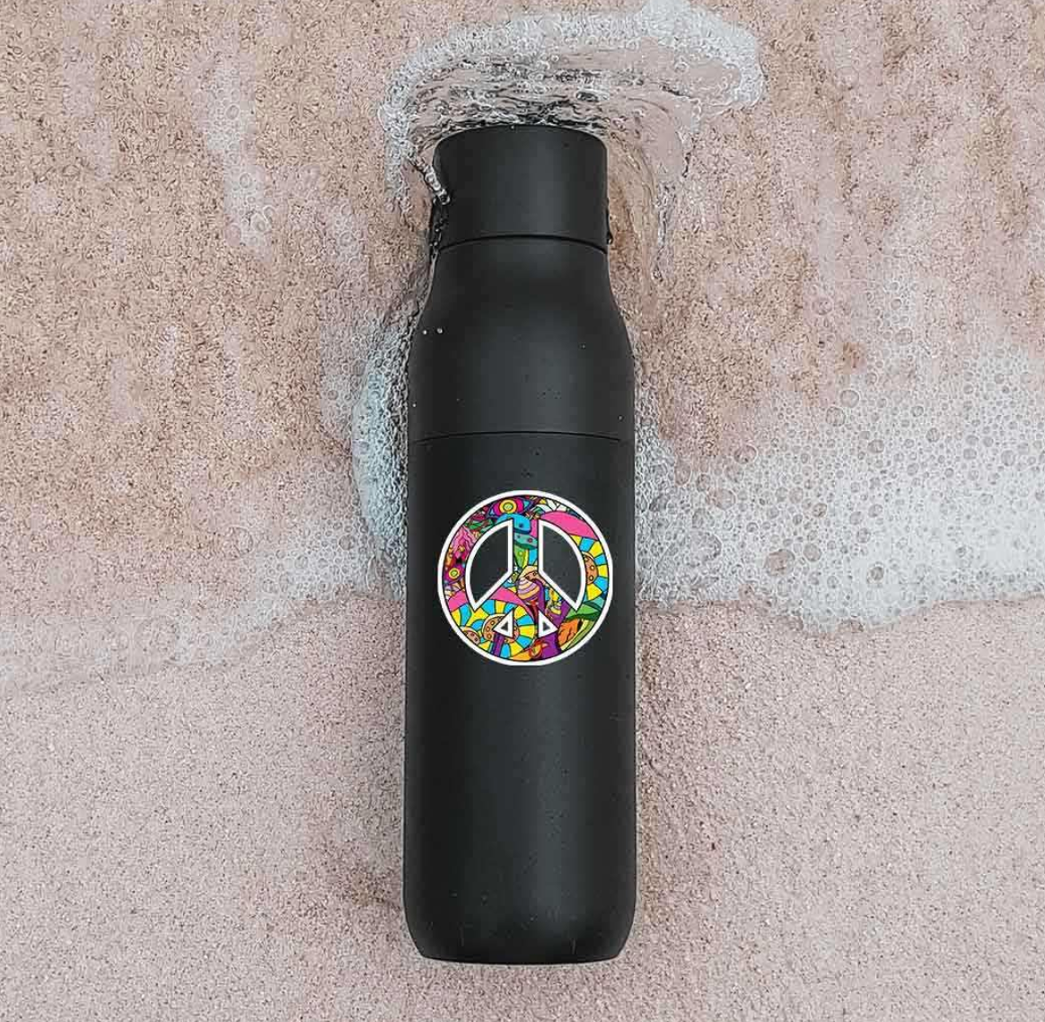 CLAUZIO Peace Graffiti sticker