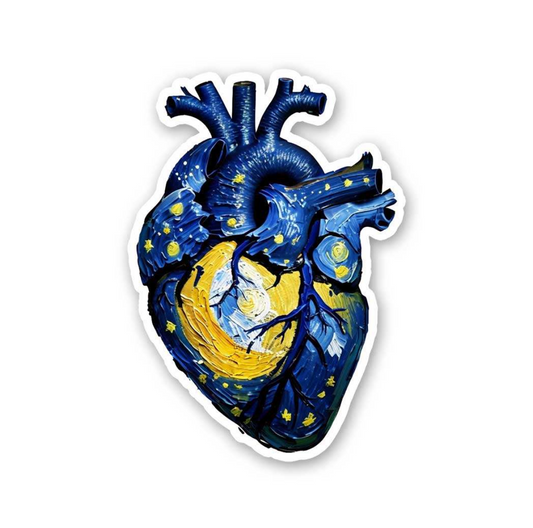 CLAUZIO Starry Heart Sticker