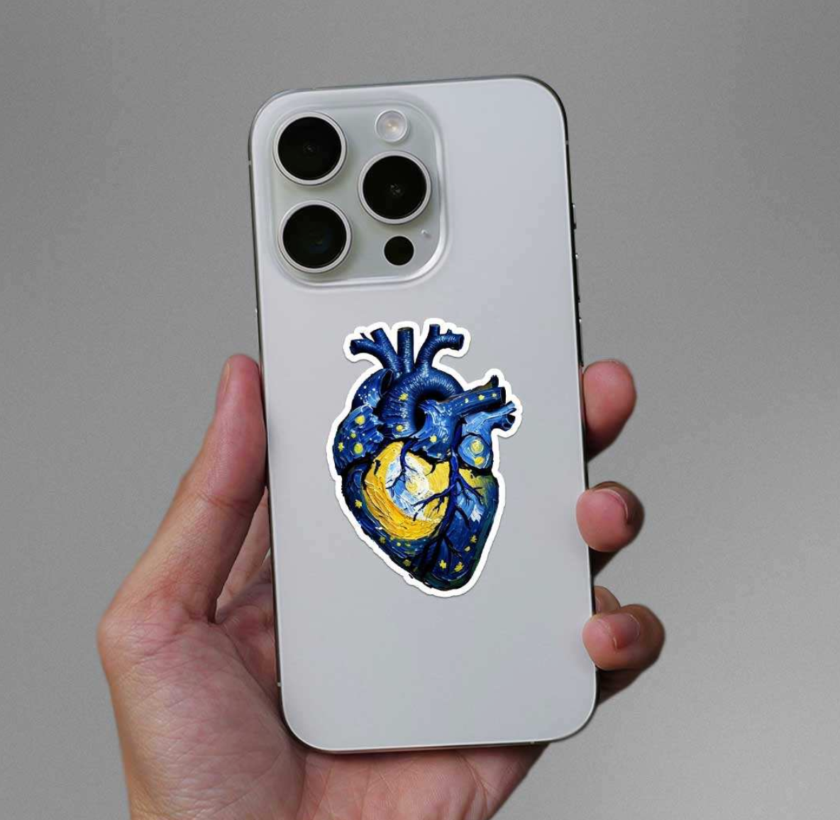 CLAUZIO Starry Heart Sticker