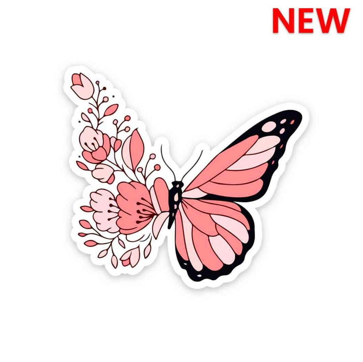 CLAUZIO Aesthetic Butterfly sticker