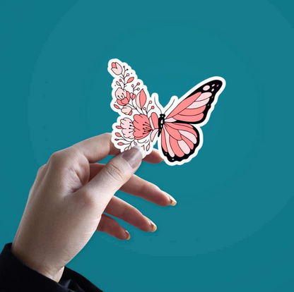 CLAUZIO Aesthetic Butterfly sticker