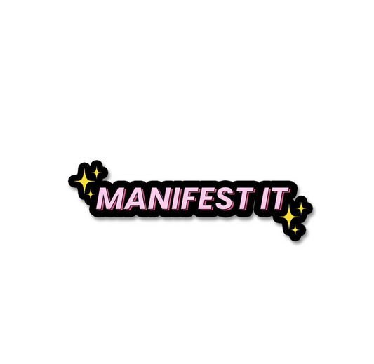 CLAUZIO Manifest it sticker