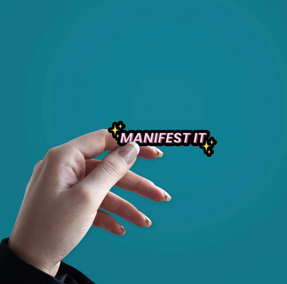CLAUZIO Manifest it sticker