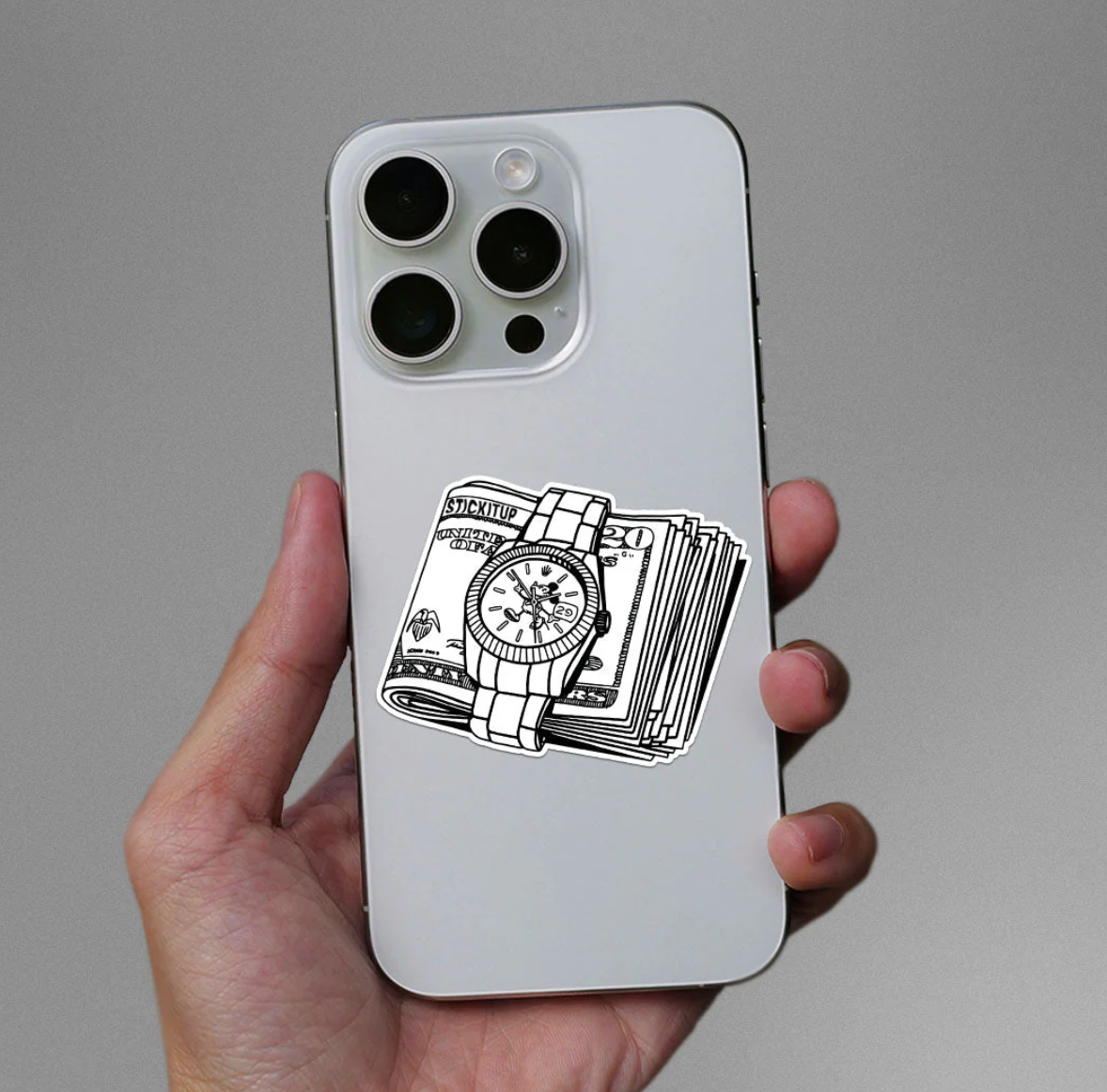 CLAUZIO Time is Money Sticker