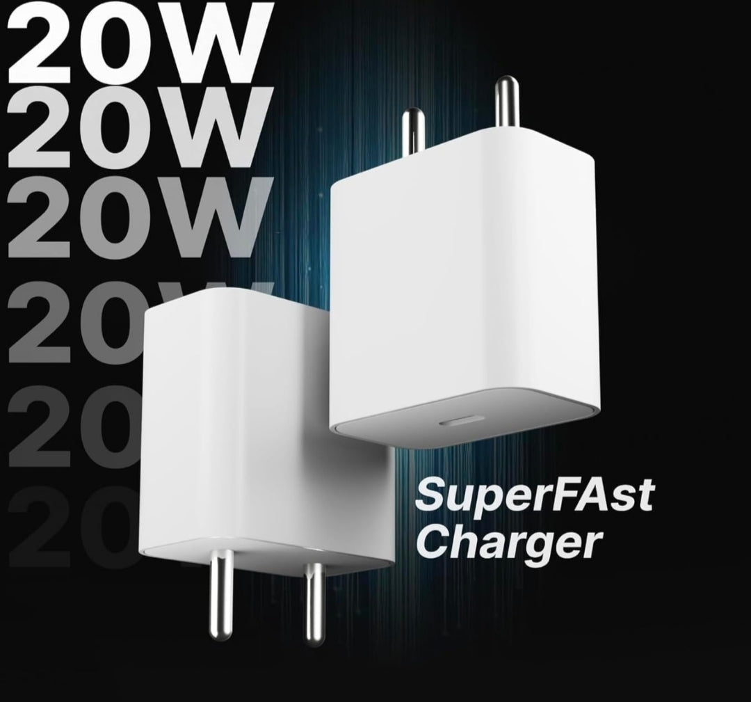 20W Type C Adapter [MFi Certified,2 Yrs Warranty] Compatible for iPhone 17 Air/17 Pro & Pro Max/iPhone 16/16e/16 Plus/16 Pro & Pro Max,15/14/13/12/11 Series with PD Fast Charging Adaptor (1)
