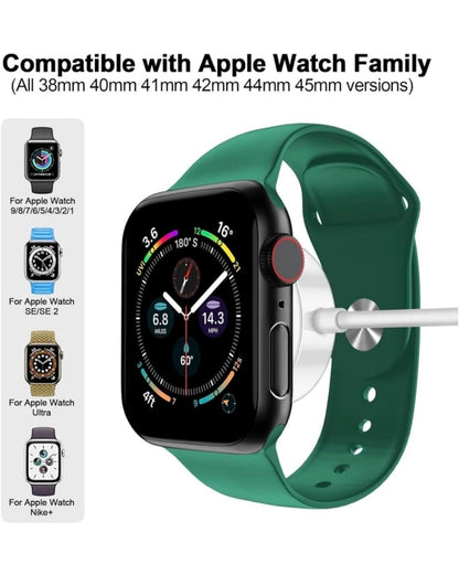 Apple Watch Magnetic Portable iWatch Charger Fast Wireless Charging Travel Watch Charger for iWatch Ultra2/Ultra/SE2/SE Series 10/9/8/7/6/5/4/3/2/1 (Cable USB)