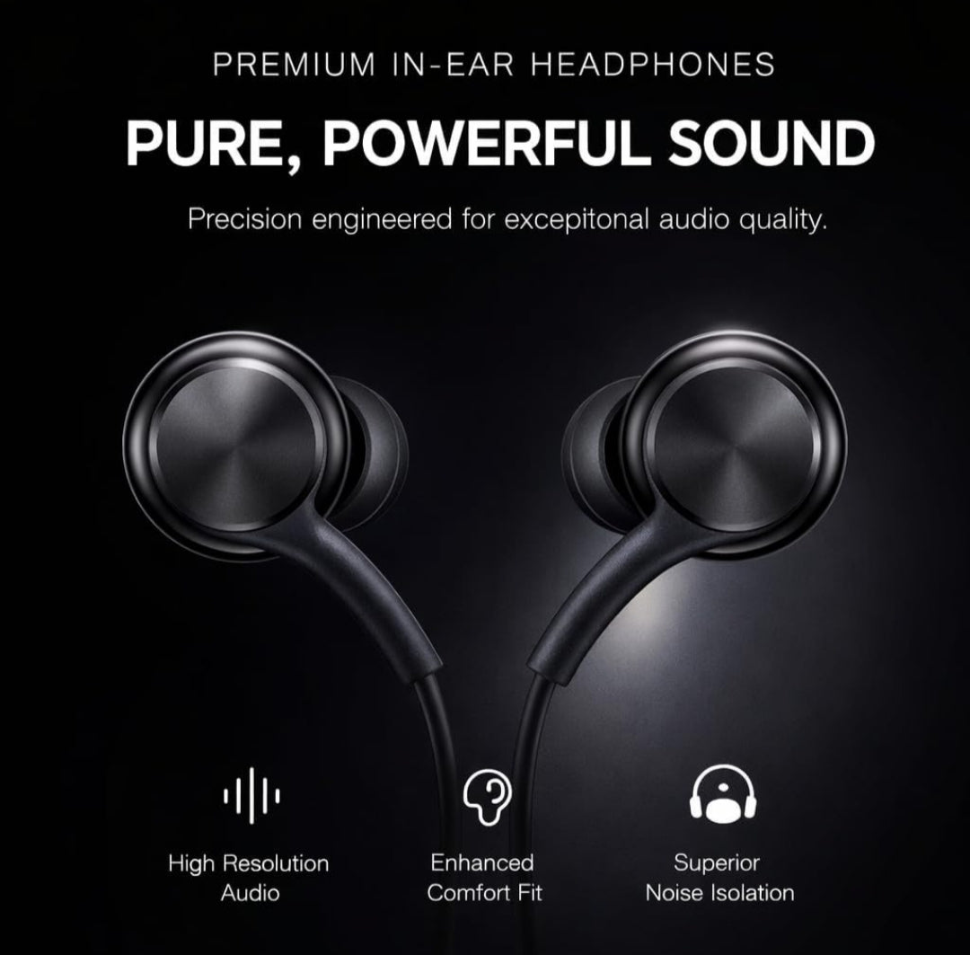 MFI Original Type-C Wired Earphones with Mic | in-Ear Headphones Compatible with Motorola Type-C Devices, 10mm Drivers, Signature Sound, Integrated Controls
74%
off