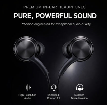 MFI Original Type-C Wired Earphones with Mic | in-Ear Headphones Compatible with Motorola Type-C Devices, 10mm Drivers, Signature Sound, Integrated Controls
74%
off