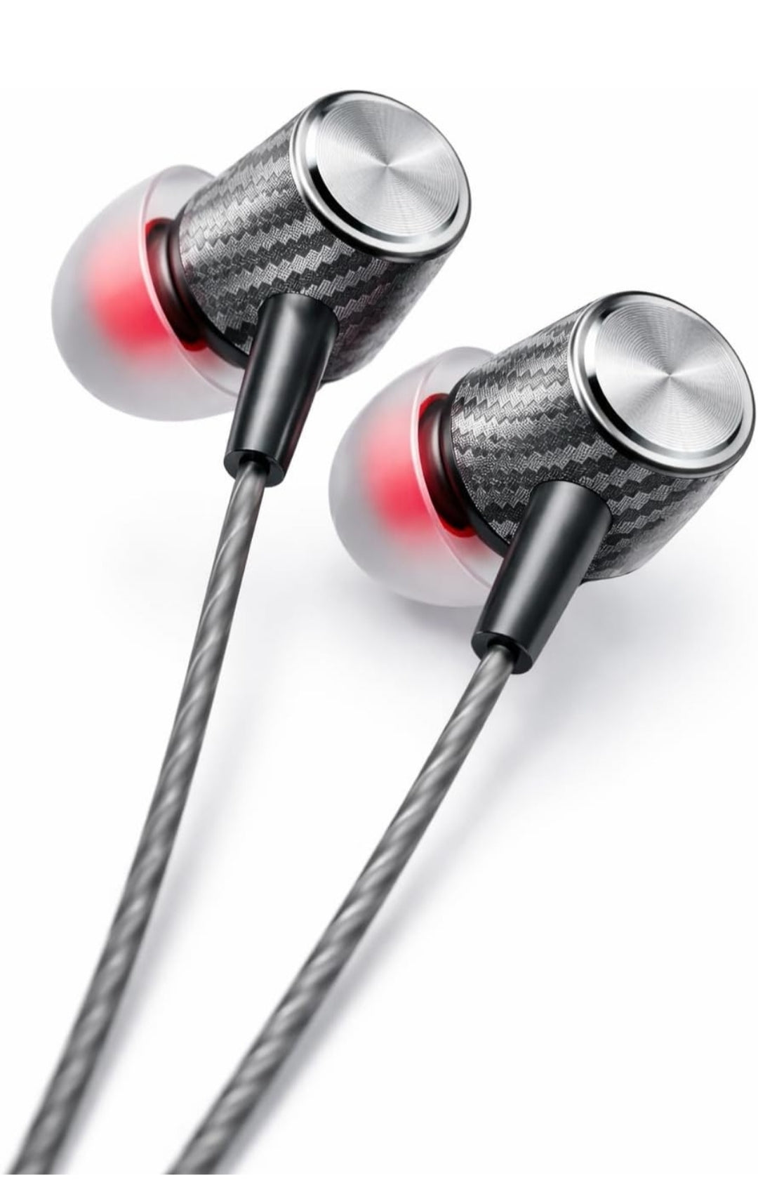 MFI 100 C Wired Headphones Earphones with Type-C Jack, in-Line Microphone, in Ear, 10Mm Drivers, Signature Sound, Integrated Controls & Multi-Os Compatibility (Black) (CZ 50 Grey)