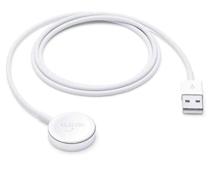 Apple Watch Magnetic Portable iWatch Charger Fast Wireless Charging Travel Watch Charger for iWatch Ultra2/Ultra/SE2/SE Series 10/9/8/7/6/5/4/3/2/1 (Cable USB)