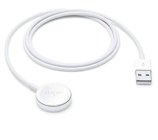 Apple Watch Magnetic Portable iWatch Charger Fast Wireless Charging Travel Watch Charger for iWatch Ultra2/Ultra/SE2/SE Series 10/9/8/7/6/5/4/3/2/1 (Cable USB)