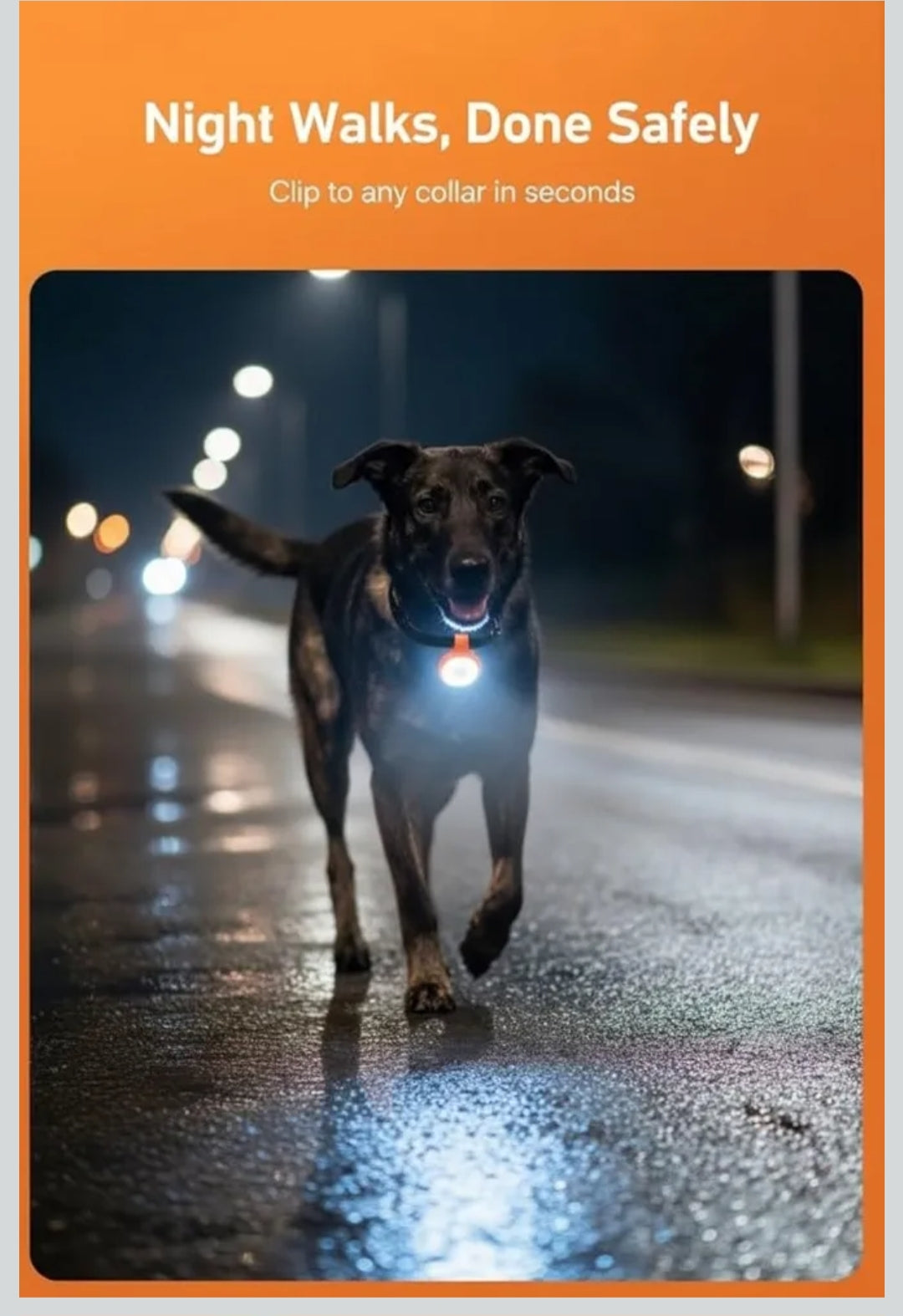 CLAZUIO Magnetic LED Selfie Light with Mag-Safe Compatibility, Portable LED Ring Light Included Adhesive Ring for iPhone 17pro Ideal for Selfies, Photography,Zoom & Video Calls (Orange)